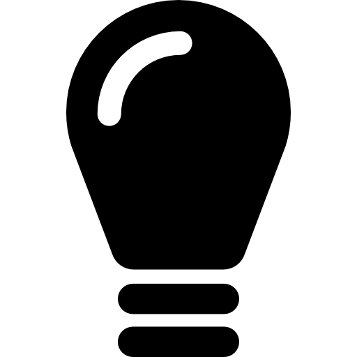Black lightbulb